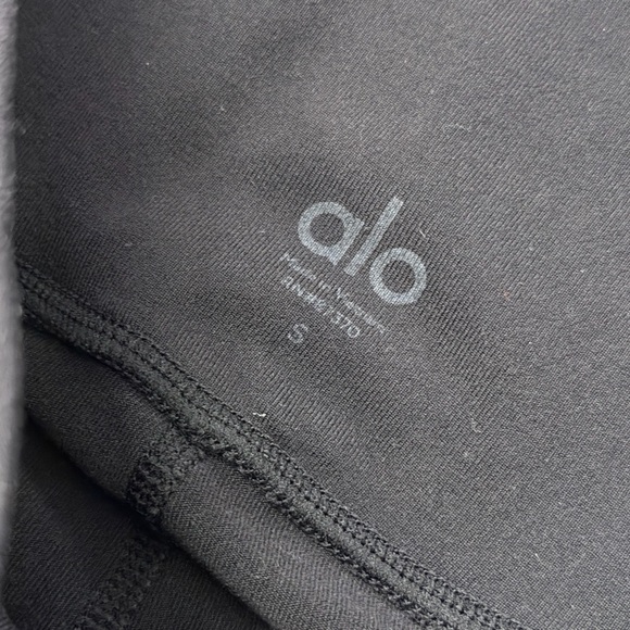 ALO YOGA 7/8 High-Waist Airbrush Legging Black Small - Picture 9 of 9